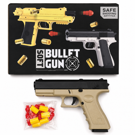 Glock Style Soft Bullet Toy Gun With Foam Darts
