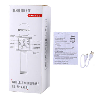 Wireless Bluetooth Karaoke Microphone | Portable Handheld KTV Speaker for Kids & Adults